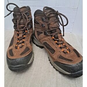 Vasque Boot Men Size US 10 M Brown Suede Vibram Hiking Outdoor Style 7482